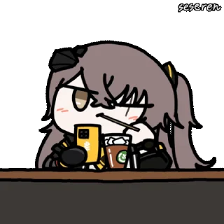 Sticker from the "Girls Frontline 2 Seseren" sticker pack