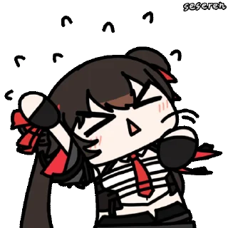 Sticker from the "Girls Frontline 2 Seseren" sticker pack