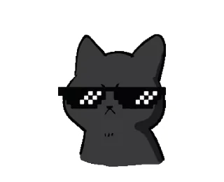 Sticker from the "Black Cat Misty |" sticker pack