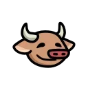 Telegram sticker pack "LIHKG Cow"