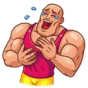 Telegram sticker pack "Bodybuilder"