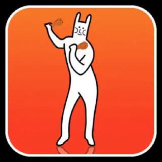 Sticker from the "Realistic Rabbit" sticker pack