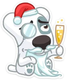 Telegram sticker pack "Xmas Animals"