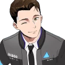 Telegram sticker pack "Detroit: Become Human (Connor)"