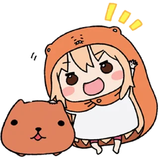 Telegram sticker pack "UMARU-chan"