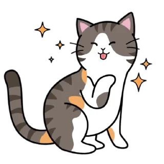 Sticker from the "Kitties" sticker pack