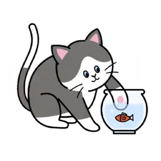 Sticker from the "Kitties" sticker pack