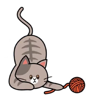 Sticker from the "Kitties" sticker pack