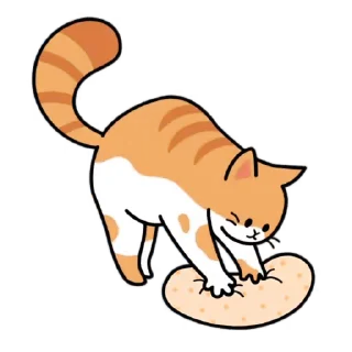 Sticker from the "Kitties" sticker pack