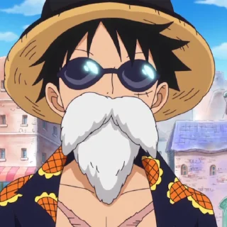 Sticker from the "One Piece" sticker pack