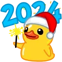 Sticker from the "Duck X2" sticker pack