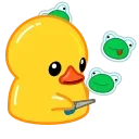 Sticker from the "Duck X2" sticker pack