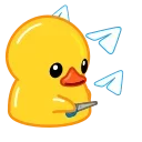 Sticker from the "Duck X2" sticker pack