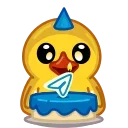 Sticker from the "Duck X2" sticker pack