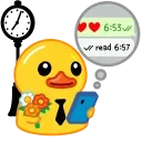 Sticker from the "Duck X2" sticker pack