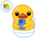 Sticker from the "Duck X2" sticker pack