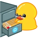 Sticker from the "Duck X2" sticker pack