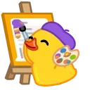 Sticker from the "Duck X2" sticker pack