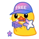 Sticker from the "Duck X2" sticker pack