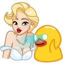 Sticker from the "Duck X2" sticker pack