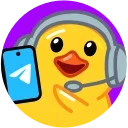 Sticker from the "Duck X2" sticker pack