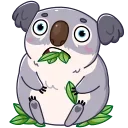 Sticker from the "Kozy Koala" sticker pack