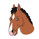 Telegram sticker pack "BoJack Horseman"