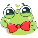 Sticker from the "Лягуш Пип" sticker pack