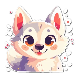 Telegram sticker pack "Волчата"