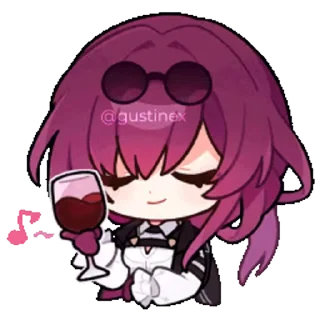 Sticker from the "HSR Honkai" sticker pack