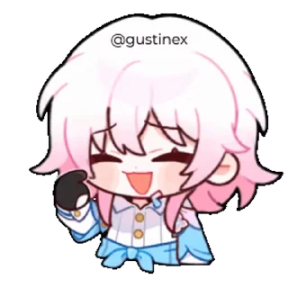 Sticker from the "HSR Honkai" sticker pack