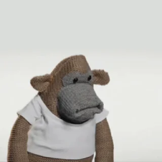 Стикер из набора "PG Tips monkey"