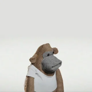 Стикер из набора "PG Tips monkey"