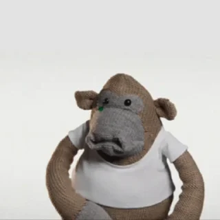 Стикер из набора "PG Tips monkey"