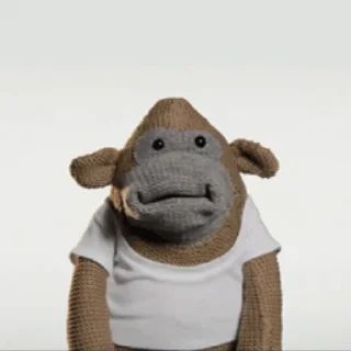 Стикер из набора "PG Tips monkey"