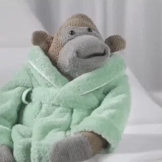 Стикер из набора "PG Tips monkey"