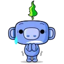 Sticker from the "Discord: Hello Wumpus" sticker pack