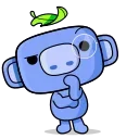 Sticker from the "Discord: Hello Wumpus" sticker pack