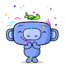 Sticker from the "Discord: Hello Wumpus" sticker pack