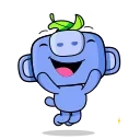 Sticker from the "Discord: Hello Wumpus" sticker pack