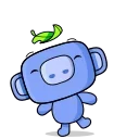 Sticker from the "Discord: Hello Wumpus" sticker pack