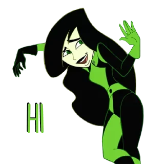 Telegram sticker pack "Shego | Kim Possible"