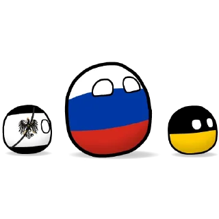 Стикер из набора "Art's Countryballs"