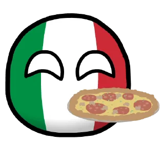 Sticker from the "Art's Countryballs" sticker pack