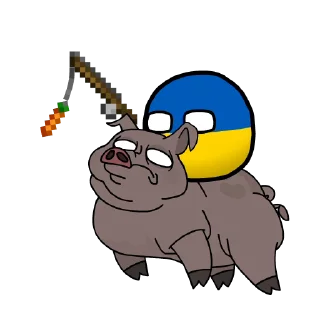 Стикер из набора "Art's Countryballs"