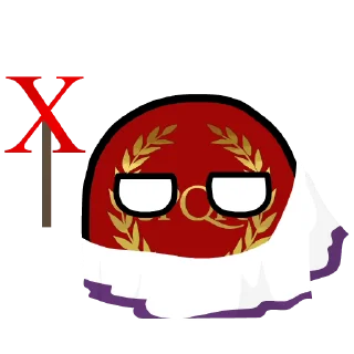 Sticker from the "Art's Countryballs" sticker pack