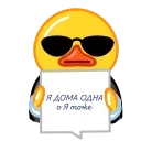 Sticker from the "Duck is Typing 2" sticker pack