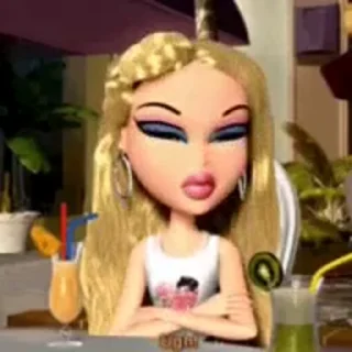 Sticker from the "Bratz" sticker pack