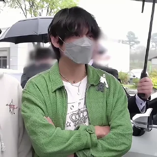 Sticker from the "Tae-Hyung" sticker pack