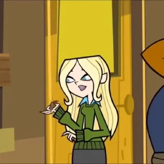 Sticker from the "Dawn Total drama" sticker pack